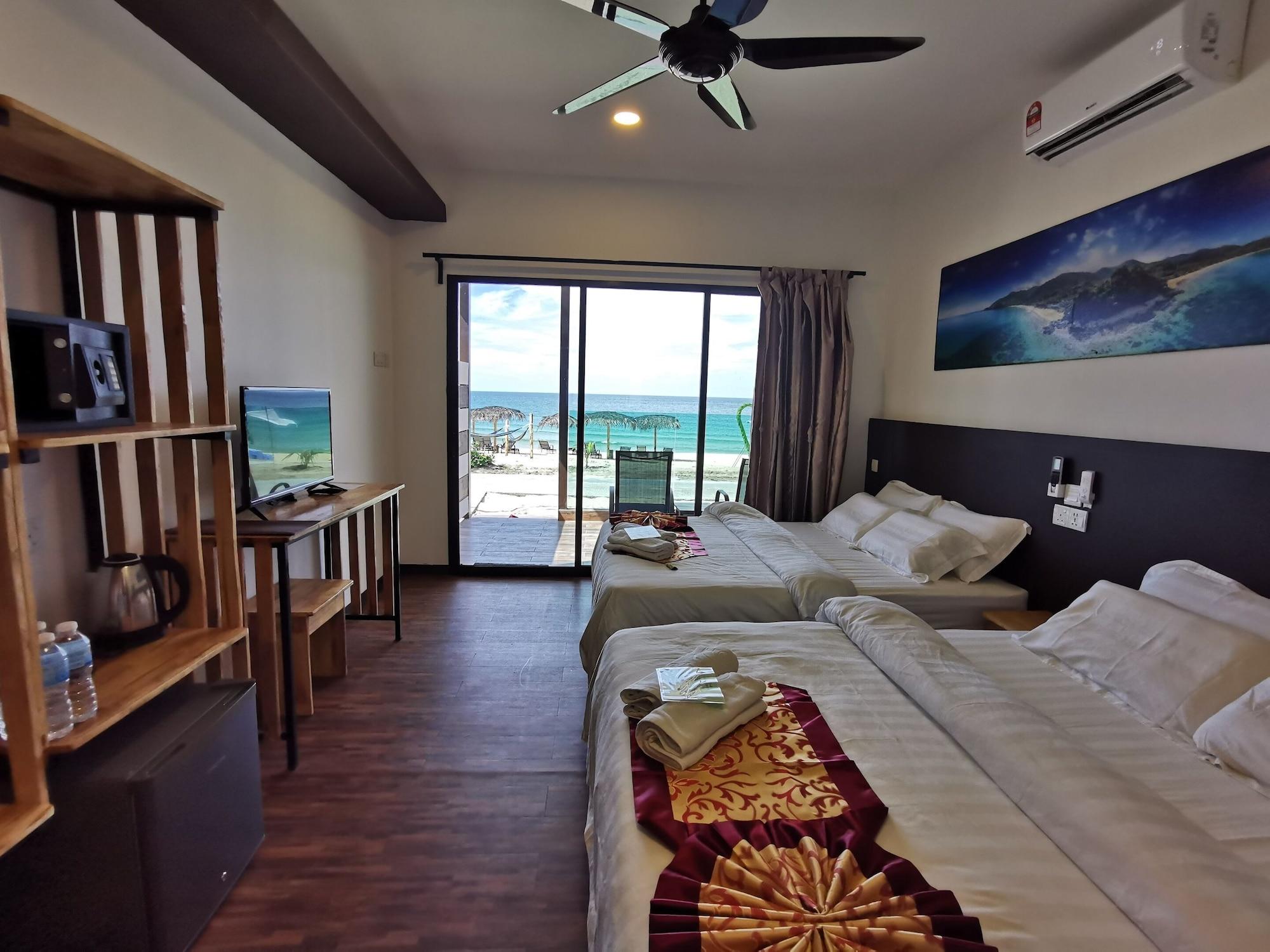 The Barat Tioman Beach Resort Kampong Juara Exteriör bild