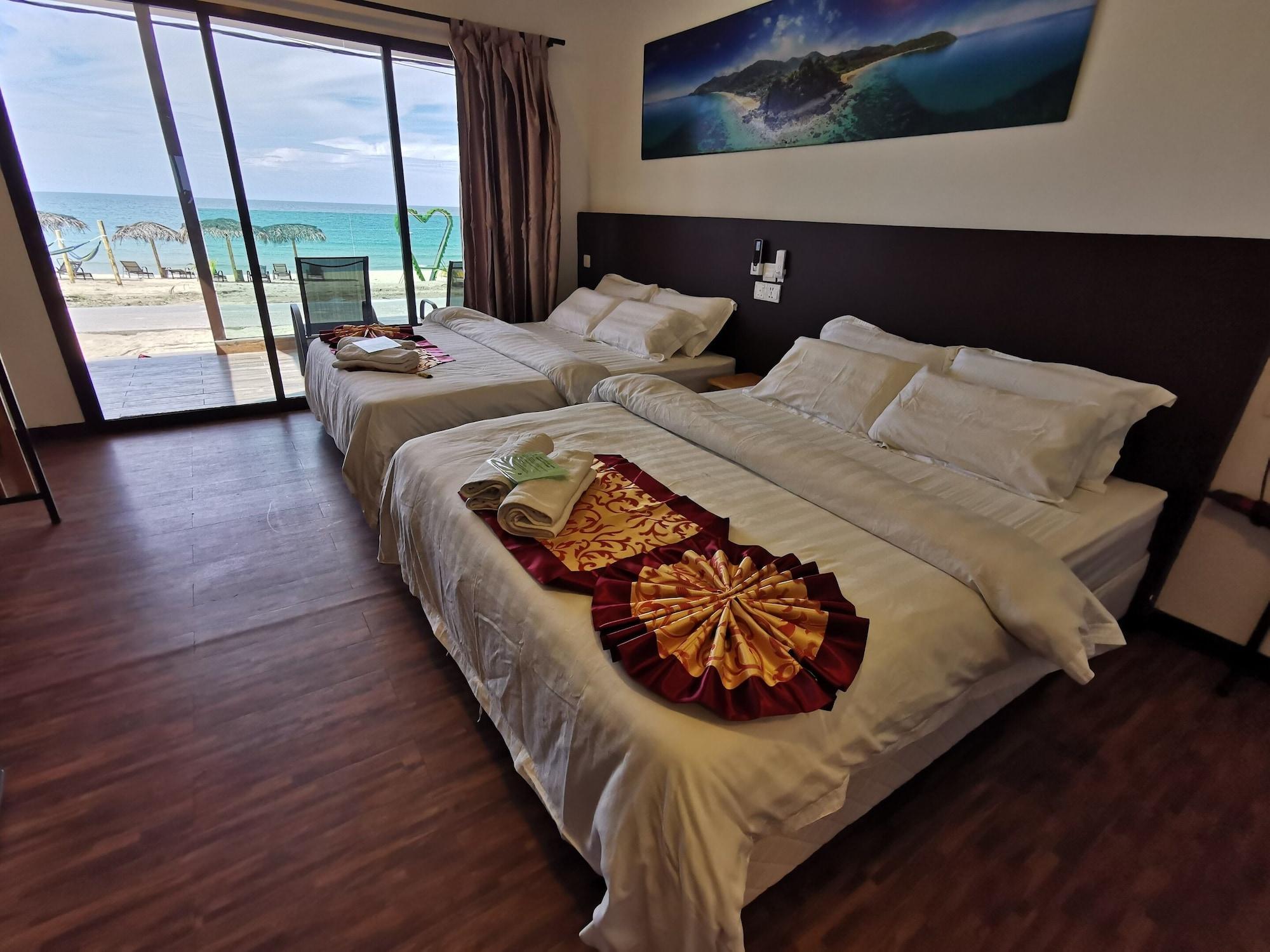 The Barat Tioman Beach Resort Kampong Juara Exteriör bild